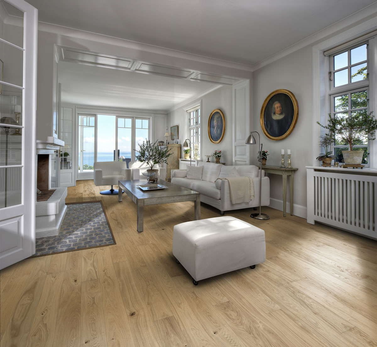 Engineered wood flooring