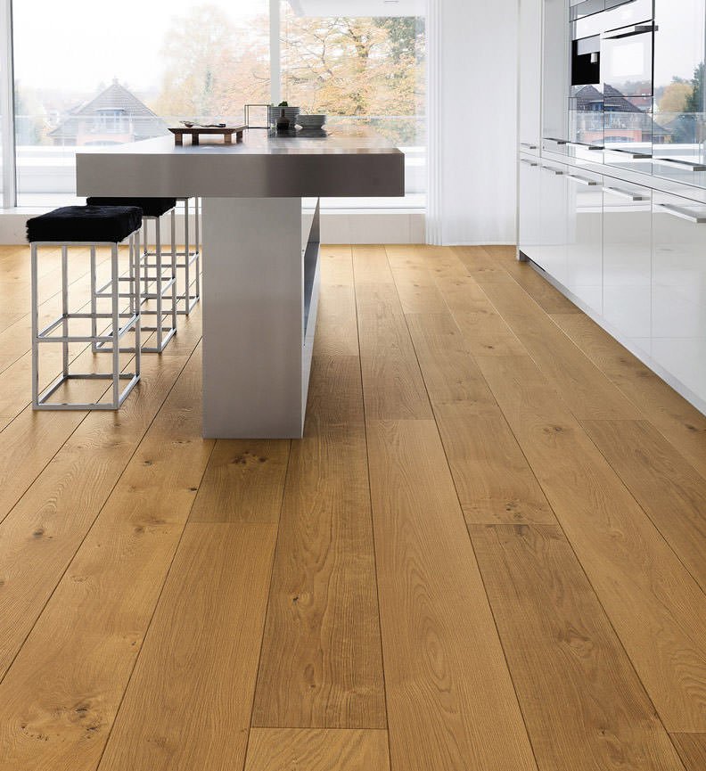 Pre-finished wood flooring